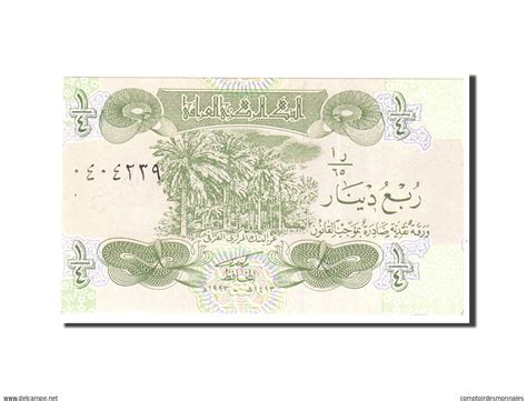 Irak Billet Iraq 1 4 Dinar 1993 KM 77 NEUF