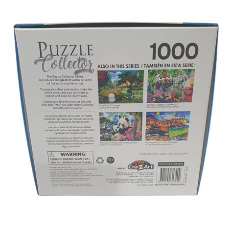 Cra Z Art Puzzle Collector Storybook Cottage Piece Jigsaw Puzzle