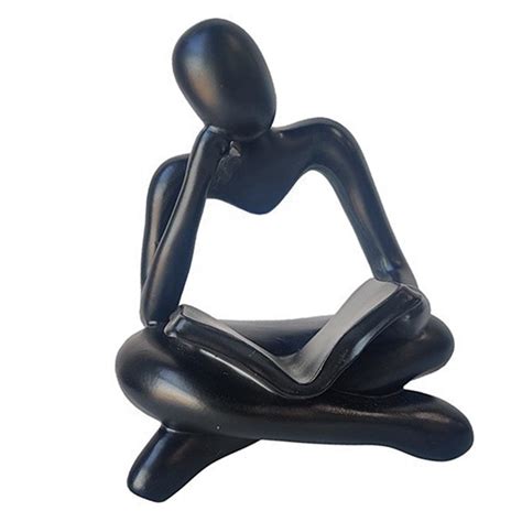 Modern Abstract Thinker Statue Collection Desktop Ornament Resin