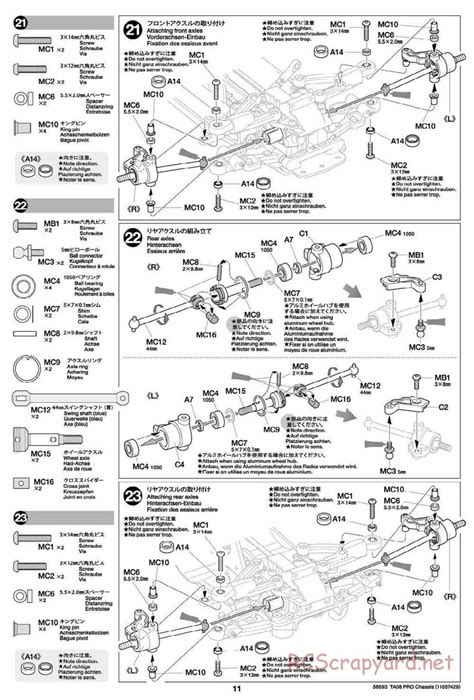 Tamiya Manual Ta Pro Chassis Rcscrapyard Radio