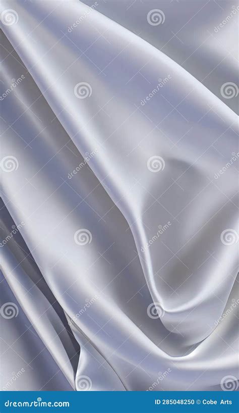 Abstract Smooth Elegant White Fabric Silk Texture Soft Background