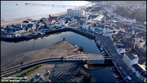 Aerial View Of Ramsey Harbour Isle Of Man 61220