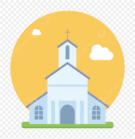 Flat Beauty Vector Hd Images, Beautiful Church Flat Vector, Church ...