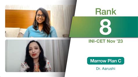 Dr Aarushi Plan C On Her Journey From Rank In Ini Cet May To