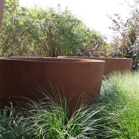 Corten Steel Cado Pots Caragh Nurseries