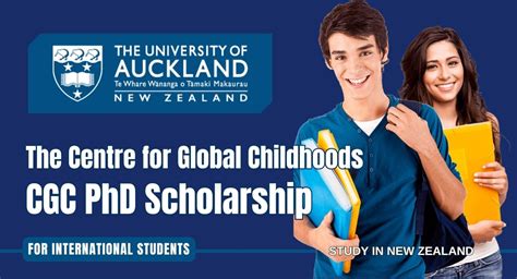 CGC PhD Scholarship For International Students At University Of