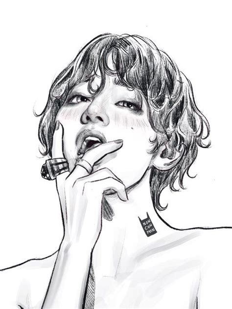 Dias 🐰 On Twitter Taehyung Fanart Fan Art I Love You Drawings