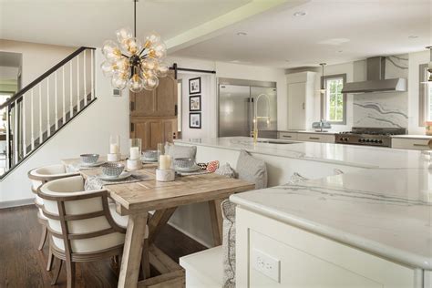 Odern Kitchen Cabinet With Banquette Seating