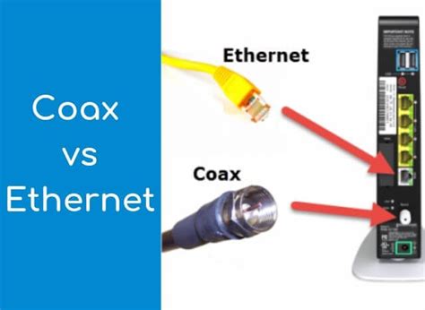 Coax vs Ethernet | Finddiffer.com