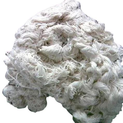 Light In Weight 100 Pure Washable Plain Raw Cotton Yarn Waste For