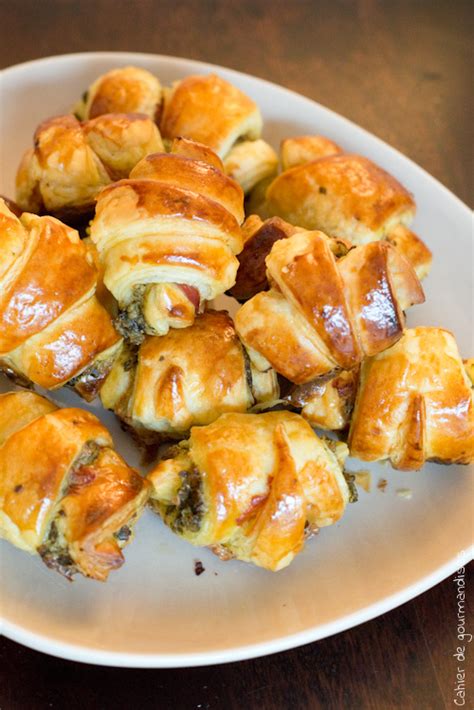 Croissants Sp Cial Ap Ritifs Au Pesto Jambon Cru Cahier De Gourmandises