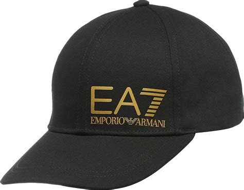 Ea7 Emporio Armani Logo Baseball Cap Black • Price