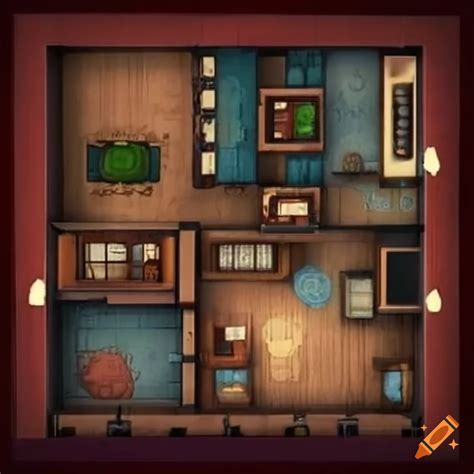 top  house floor plan  craiyon