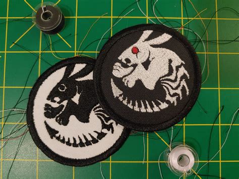 Mtf Lambda 5 White Rabbits Unit Patch From Scp Etsy