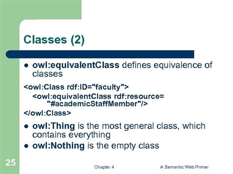 Chapter Web Ontology Language Owl Grigoris Antoniou