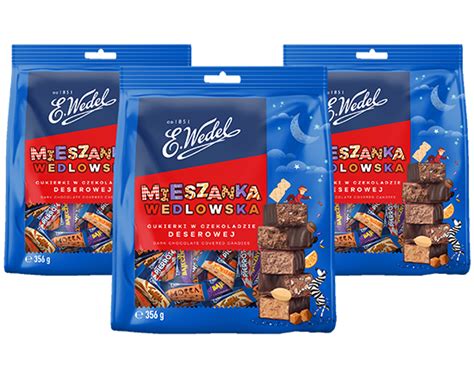 3 X Cukierki Mieszanka Wedlowska 356 G Pijalnie Czekolady E Wedel