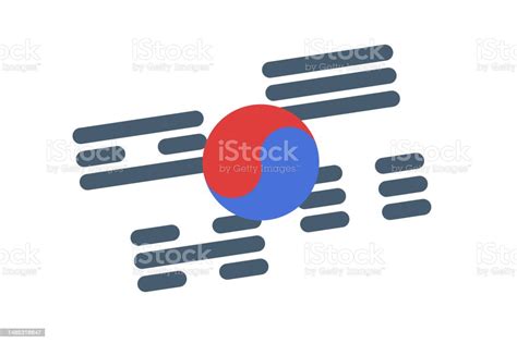 Modern Korean Flag Design Vector Stock Illustration - Download Image Now - Asia, Banner - Sign ...