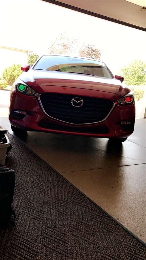 2017 Mazda 3 Touring Sedan With Rgb Demon Eyes Installed Rmazda