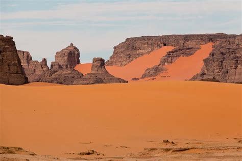 Tin Zaouaten Sables orange et rouge Désert Tin Zaouaten Tadrart