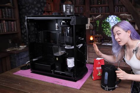 YouTuber Custom Builds Coffee Machine Into A PC For Freshly Brewed Cup