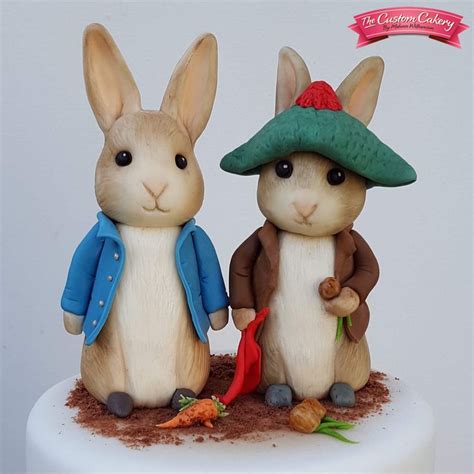 Peter Rabbit And Benjamin Bunny Fondant Models By Facebook