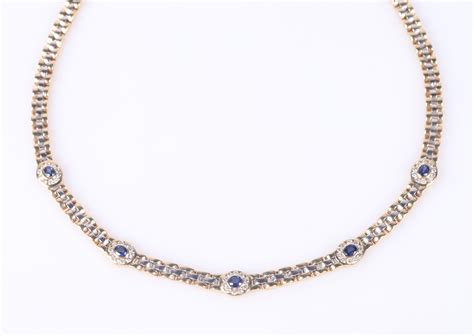 Brillant Saphir Collier Schmuck Und Uhren Fr Hjahrs Auktion Teil I