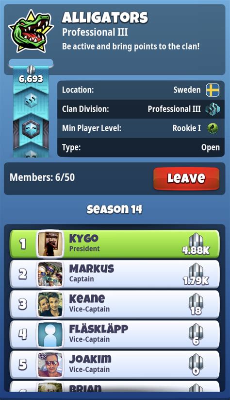 Professional III clan searching for new members! I kicked everyone who ...