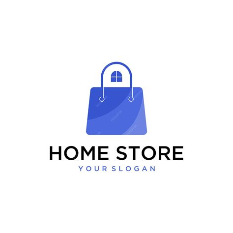 premium vector vector home store logo design  bag
