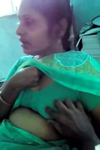 22 Tamil Aunty Boobs Pressed By Boss Indian Porn XHamster