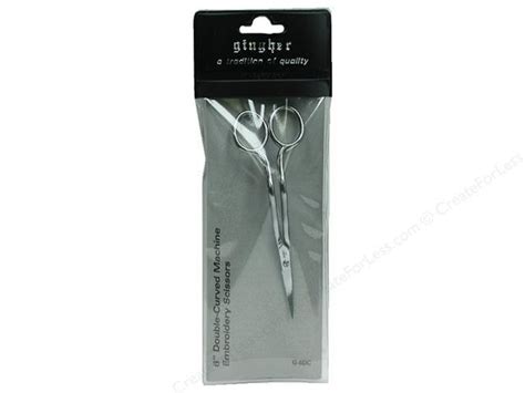 Gingher G 4c 4 Inch Double Curved Embroidery Scissors