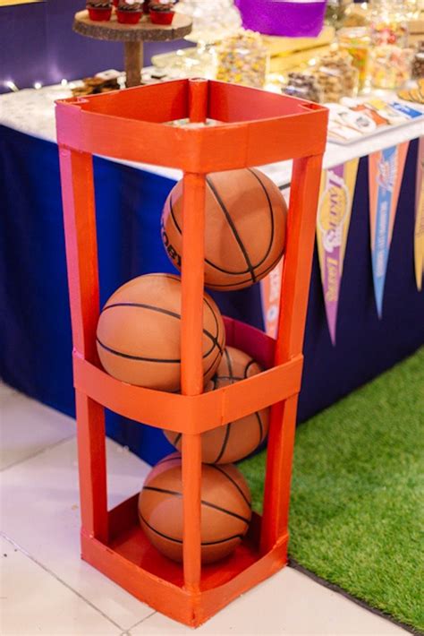 Nba Basketball Birthday Party Kara S Party Ideas Basketball Birthday Basketball Birthday