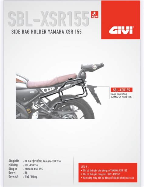 BAGA GIVI SRX S NVX AEROX155 NVX V2 2021 Đồ Phượt Store