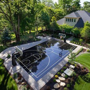 32 Backyard Basketball Court Ideas to Transform Your Outdoor Space ...