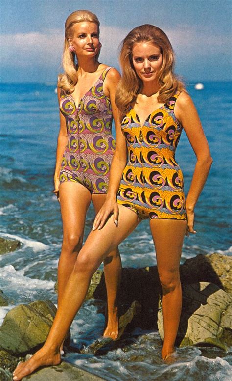 Late 1960s Ladies Swimwear Link To The Whole Bbc Article In The