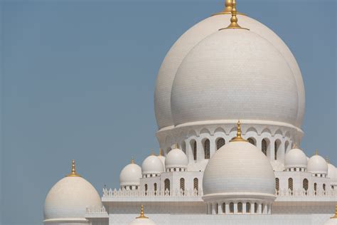 domes  grand mosque  stock photo