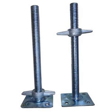 U Shape Adjustable Mild Steel Scaffolding Base Jack Set Dimension 1