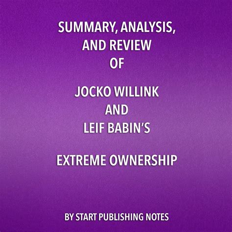 Amazon.com: Summary, Analysis, and Review of Jocko Willink and Leif
