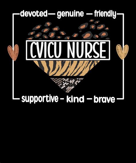 CVICU Nurse Gift Intensive Care Unit Nurse Nursing Digital Art By