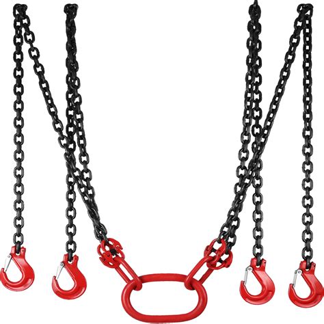 VEVOR VEVOR 4M Lifting Chain Sling 8MM Hanging Lift Chain 5T Capacity