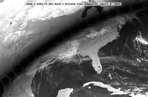 Goes Abi Time Composites From April 8th 2024 Eclipse — Cimss Satellite