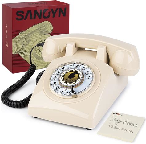 Sangyn Retro Rotary Dial Phone Sangyn S Vintage Landline Telephone