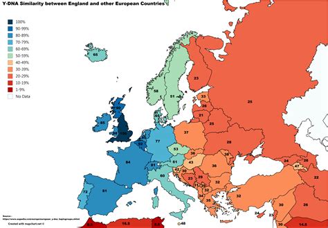 Map Of Y Dna Haplogroup Similarity Between The Countries Images