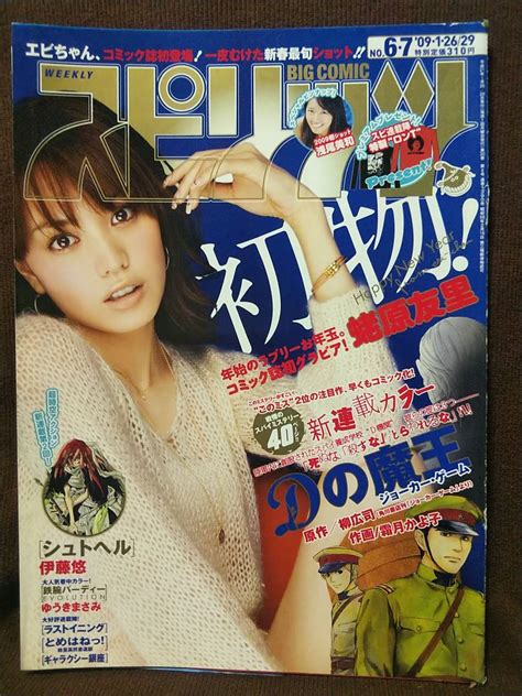 週刊ビッグコミックスピリッツ 2009年no6 7合併号 グラビア切り抜き 蛯原友里 ピンナップ 浅尾美和 付きタレント｜売買された
