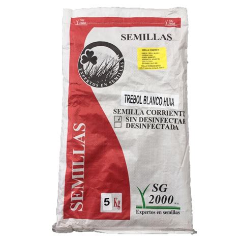 Semilla Trébol Blanco Huia SG 2000 Saco 25 Kg