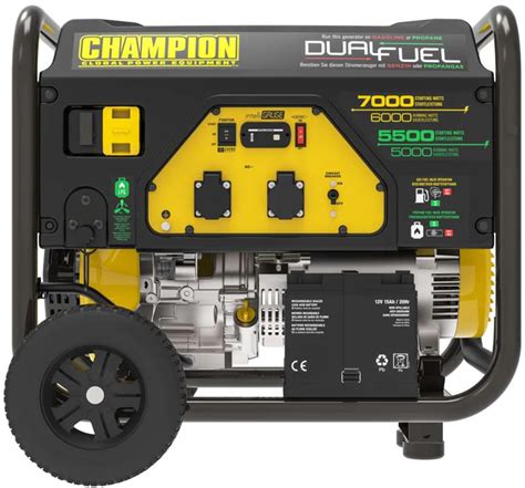 Rozetka.pl | Generator benzynowy Champion LPG Dual Fuel 7000 W 6/7 kW ...