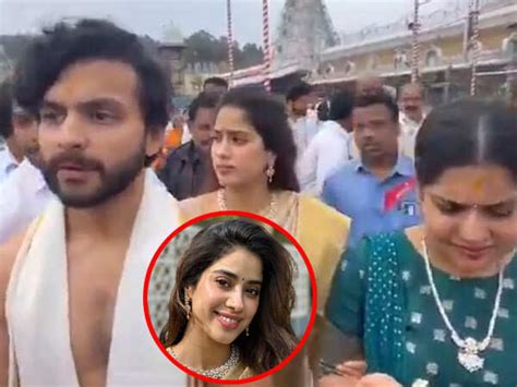 Janhvi Kapoor Offers Prayers At Tirupati Temple With Rumoured Boyfriend