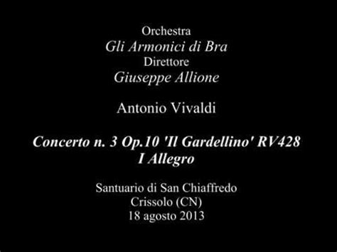 A Vivaldi Concerto Per Flauto E Archi In Re Magg Il Gardellino Op