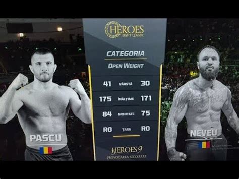 NEVEU VS ION PASCU TOT MECIUL HEROES MMA 11 Martie 2024 YouTube