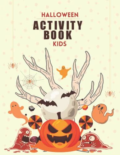 Halloween Activity Book for Kids: Learning Activity Book with Connect ...