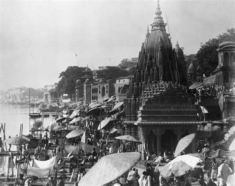 Ghats At Benares by Hulton Archive